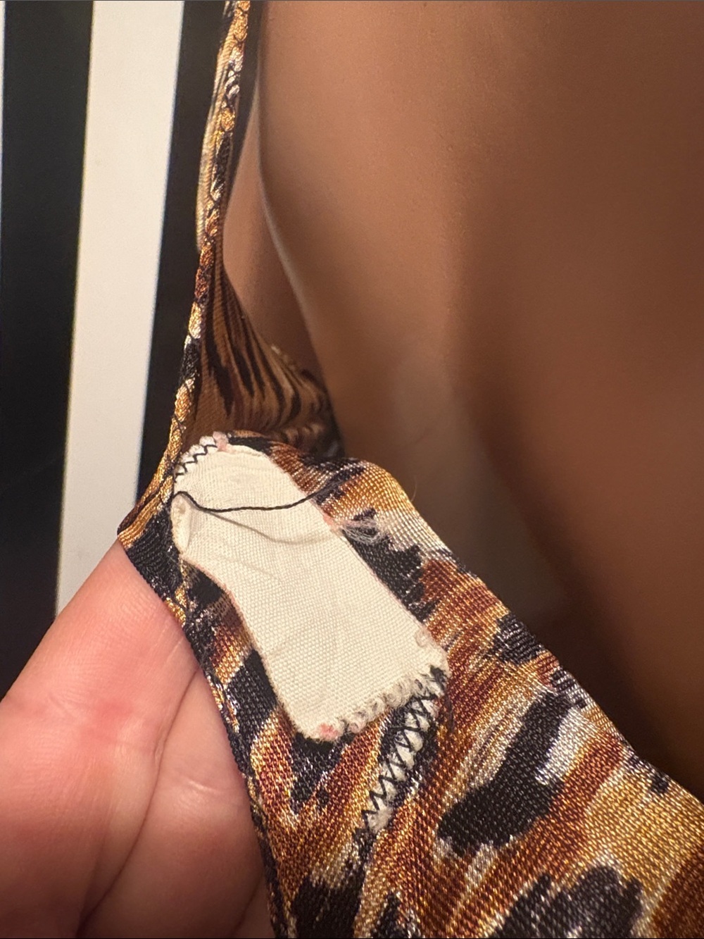 70s Vintage Leopard Print Slip Maxi Dress Sexy Nightgown Dress Size Small 2/4 - Picture 8 of 16